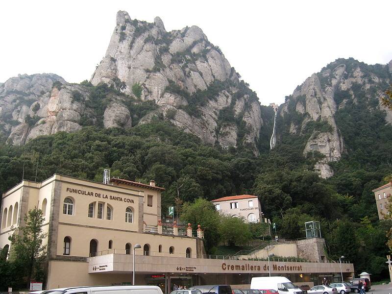 Montserrat - zubaka na Sant Joan (Funicular de Sant Joan)