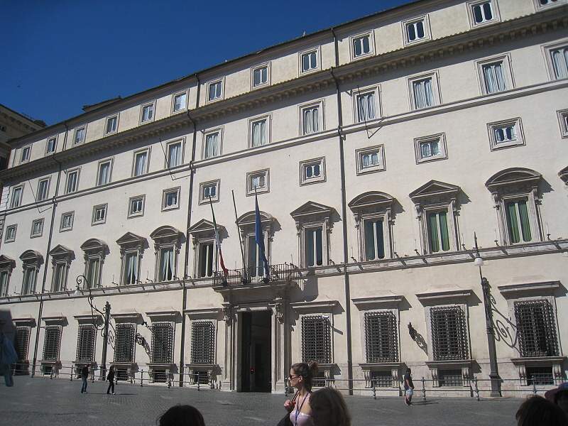 Palc Chigi na Piazza Colonna, sdlo talianskej vldy