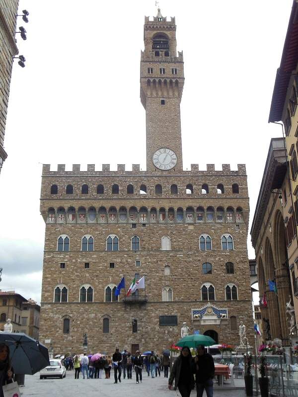 Vldne nmestie - Piazza Signoria so Starm palcom (Palazzo Vecchio)