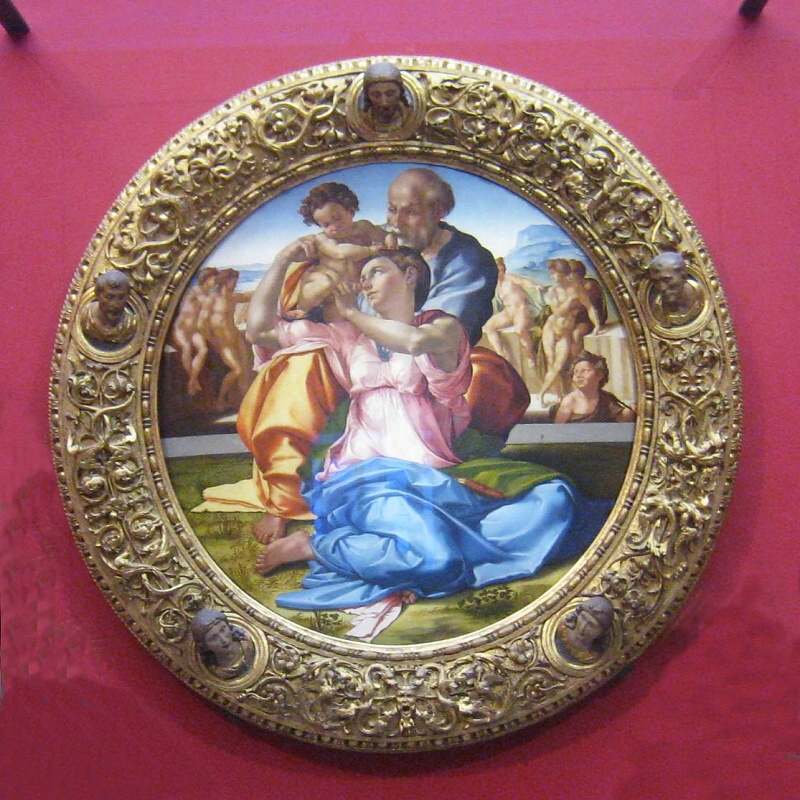 Uffizi - Svt rodina od Michelangela