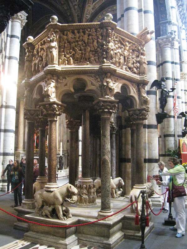 Siensk katedrla - kazetenica od Nicola Pisana