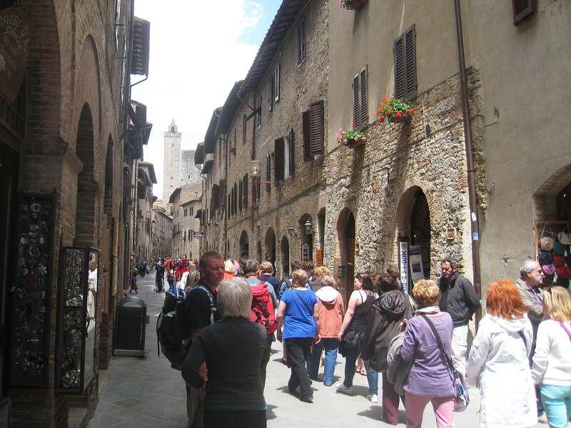 San Gimignano - kamenn uliky