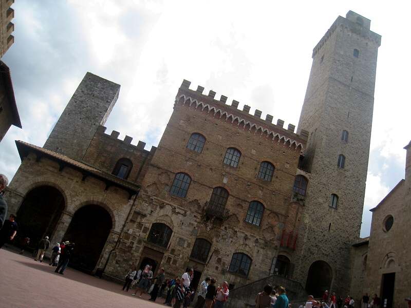 San Gimignano - Radnica s mestskou veou