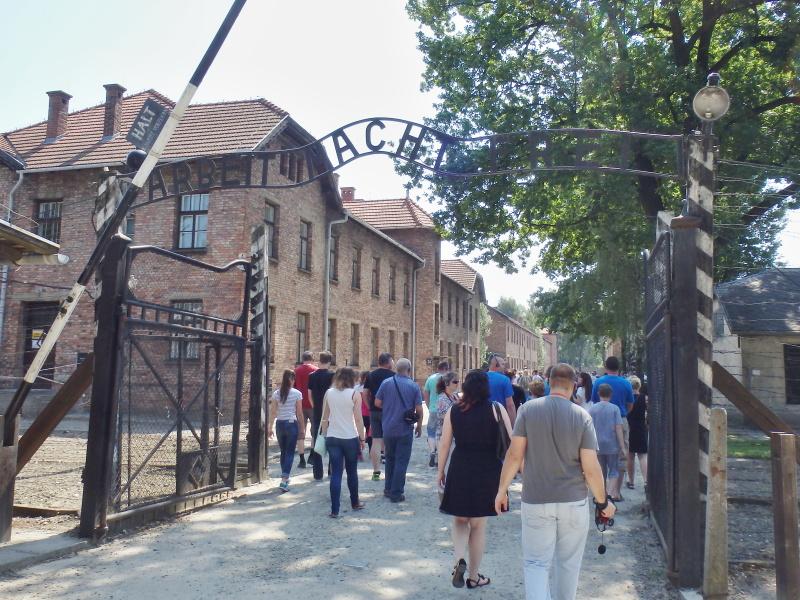 Vstup do Auschwitz I.