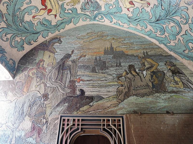 Vchod z podzemia - mozaikov kaplnka