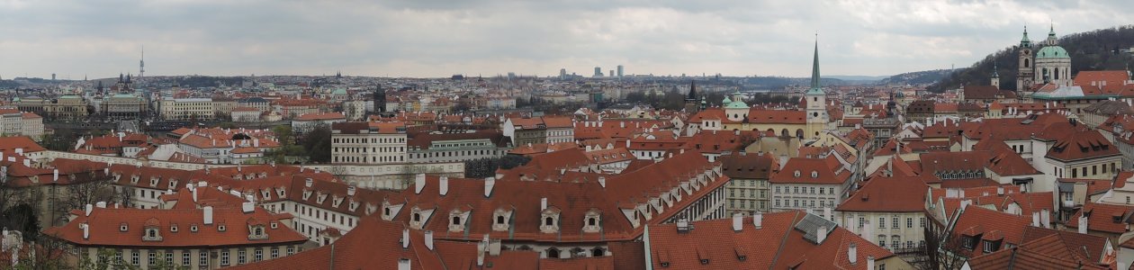 Praha z vyhliadky Praskho Hradu