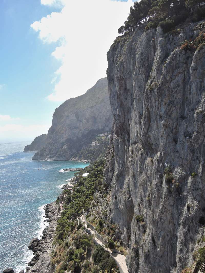 Capri - Augustove zhrady - vhad na skalnat zrz