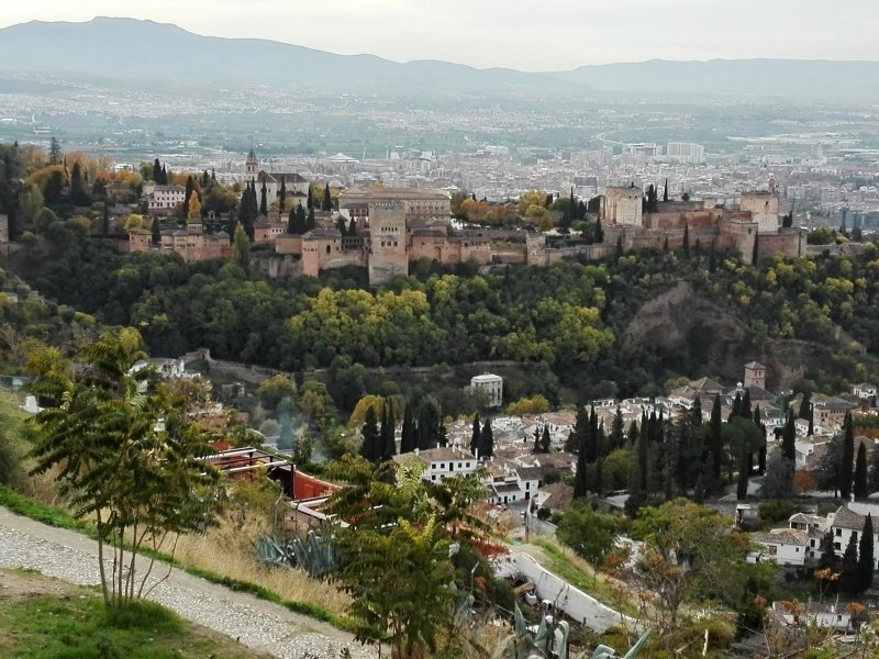 Pustova sv. Michala - vhad na Alhambru