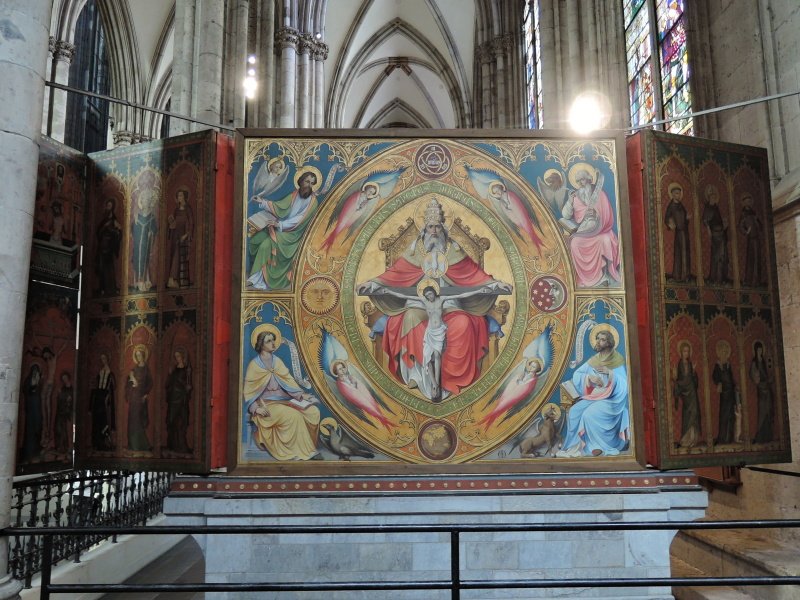 Kolnsky Dm - iariaci oltr sv. Klry z r. 1350