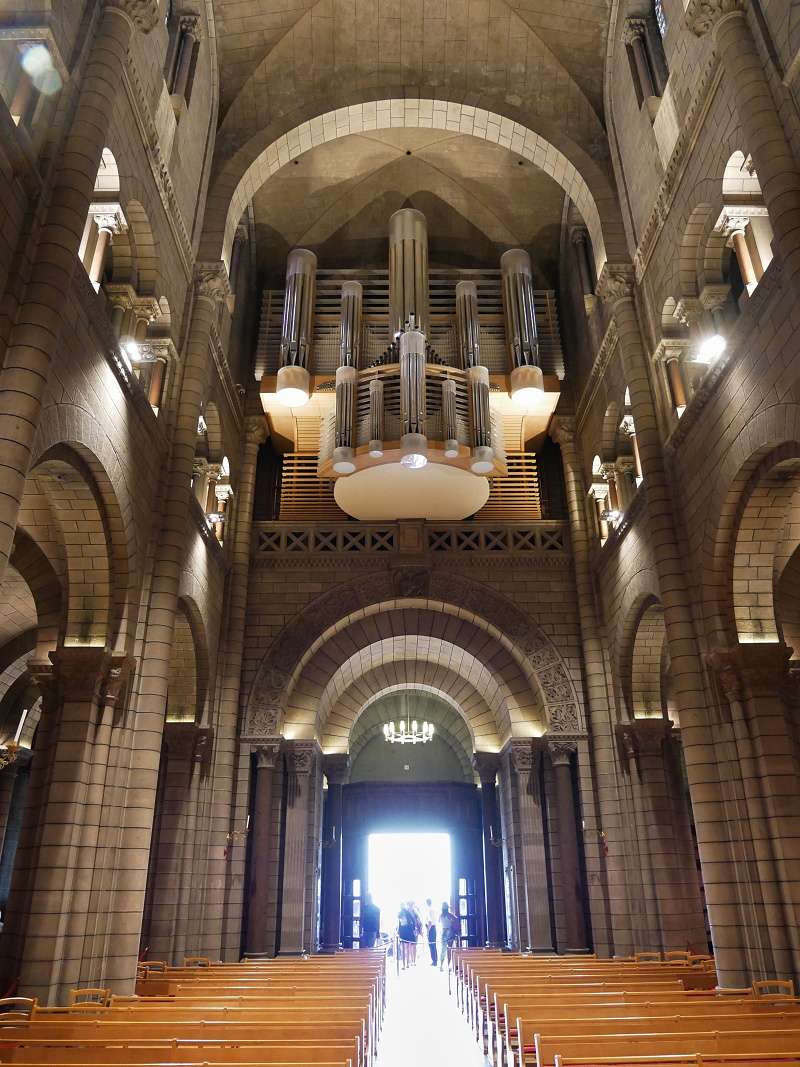 Monack katedrla - organ nad hl. vstupom
