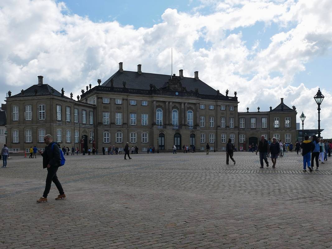 Amalienborg - palc Frederika VIII., zimn sdlo dnskej krovskej rodiny