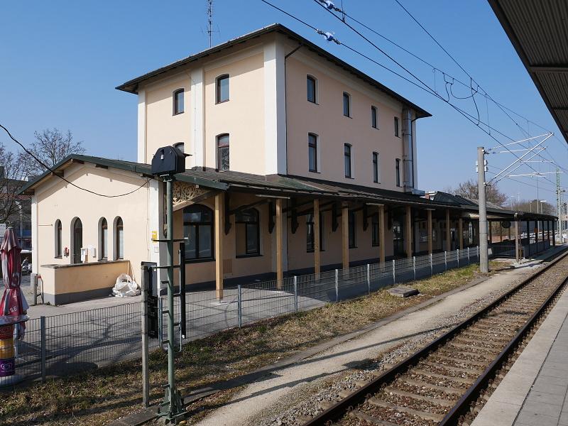 Vlakov stanica v Dachau