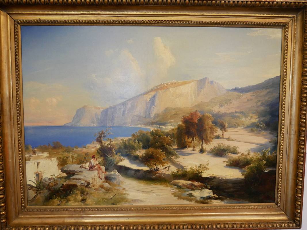 Carl Blechen - poobedie na Capri, 1829