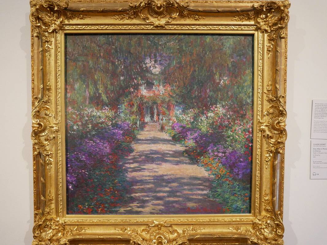 Claude Monet - Cesta v Monetovej zhrade v Giverny, 1902