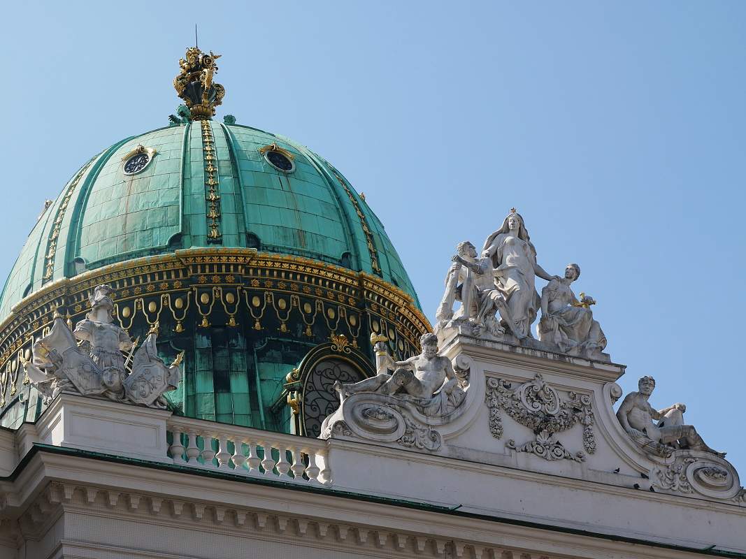 Hofburg, vstup, detail