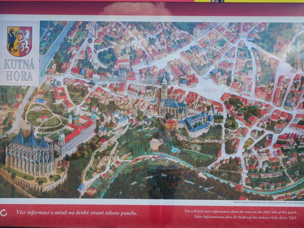 Kutn Hora - mapa