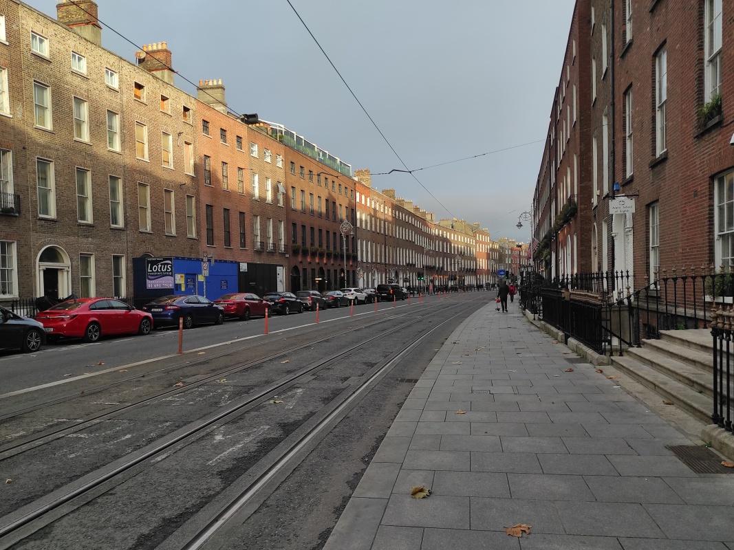 Ulica Harcourt - prv denn pohad na Dublin