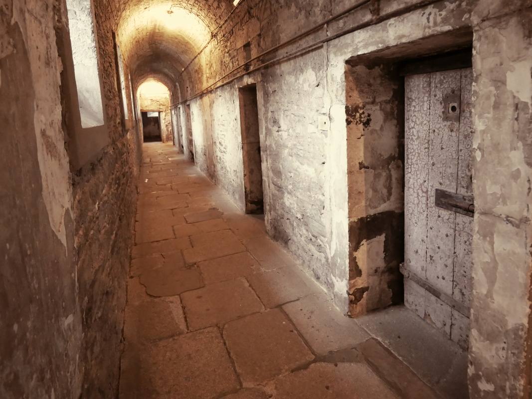Kilmainham Gaol - star krdlo, tadia prechdzali vzni deportovan do Austrlie