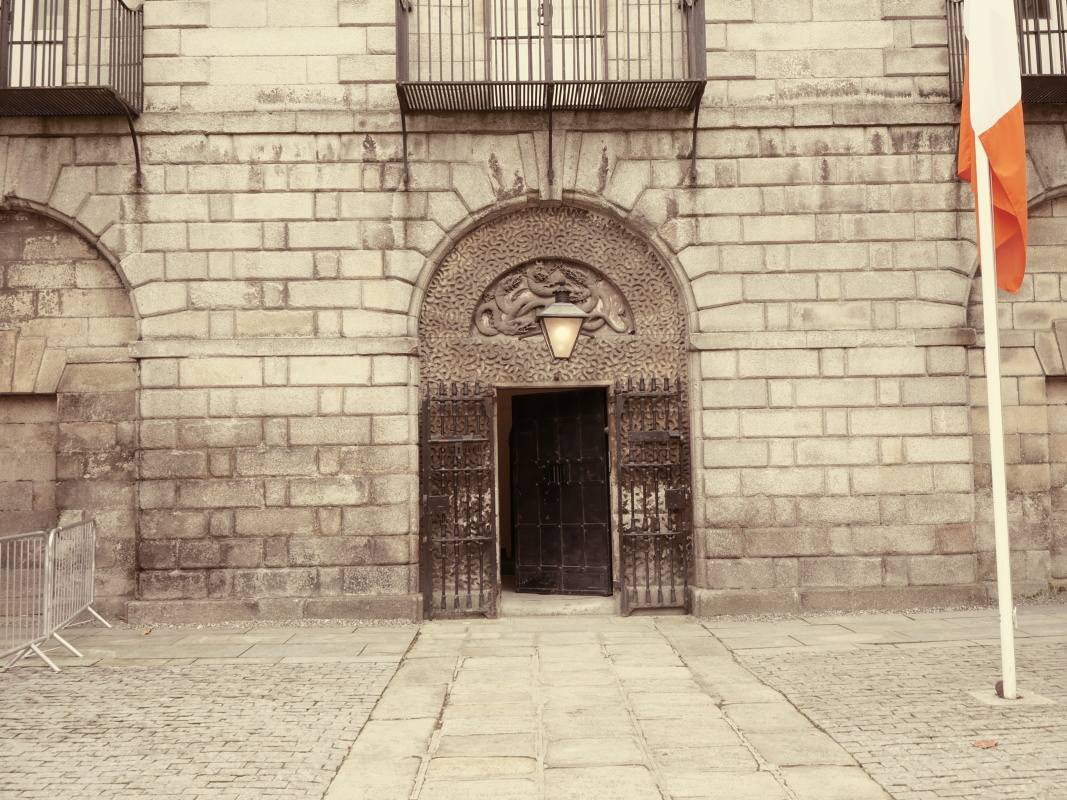 Kilmainham Gaol - pvodn vstup do starej vznice