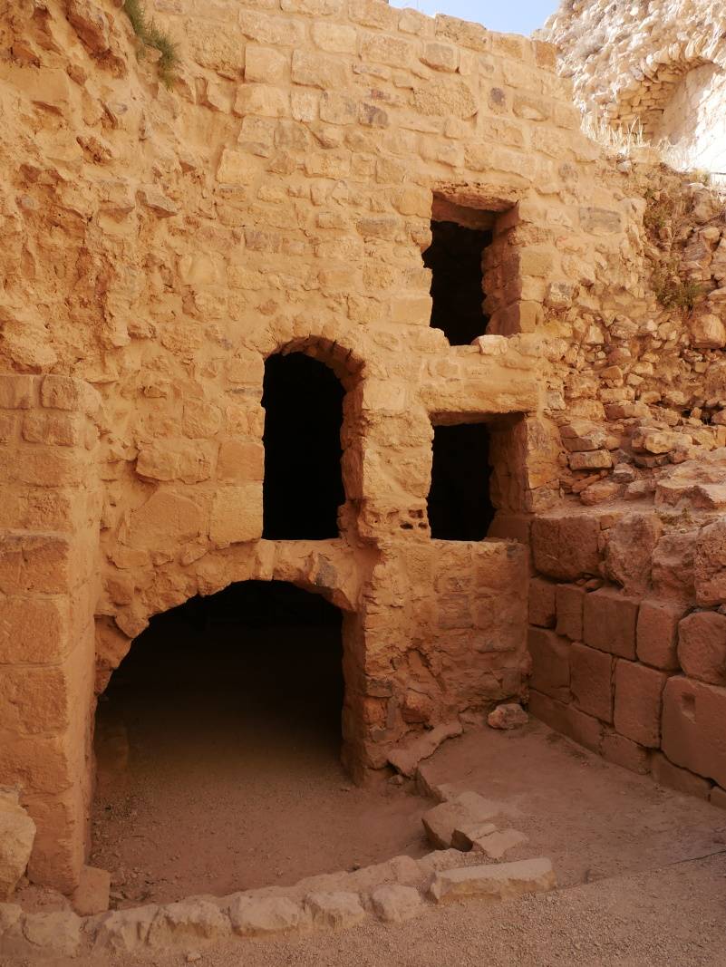 Hrad Karak - vchod zo vstupnej chodby