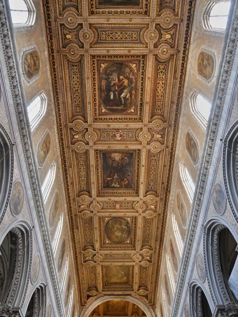 Neapolsk katedrla - strop