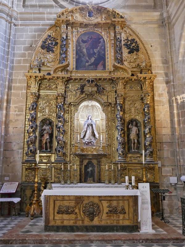 Katedrla v Jerezi - bon oltr
