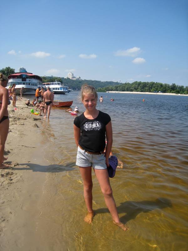 Nohy v Dnepri :)