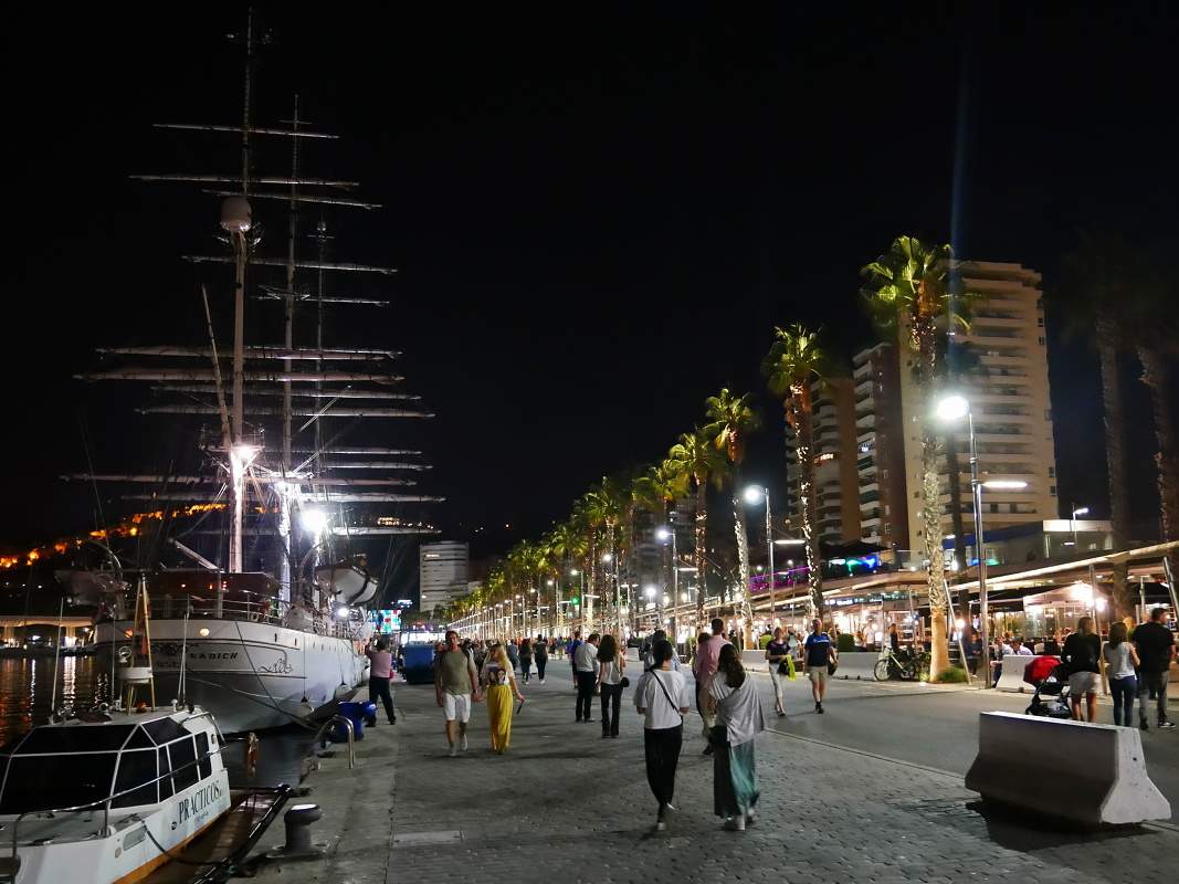 Večerná Malaga