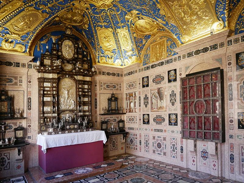Palác Residenz - Bohatá kaplnka, r. 1607, Maximilián I.
