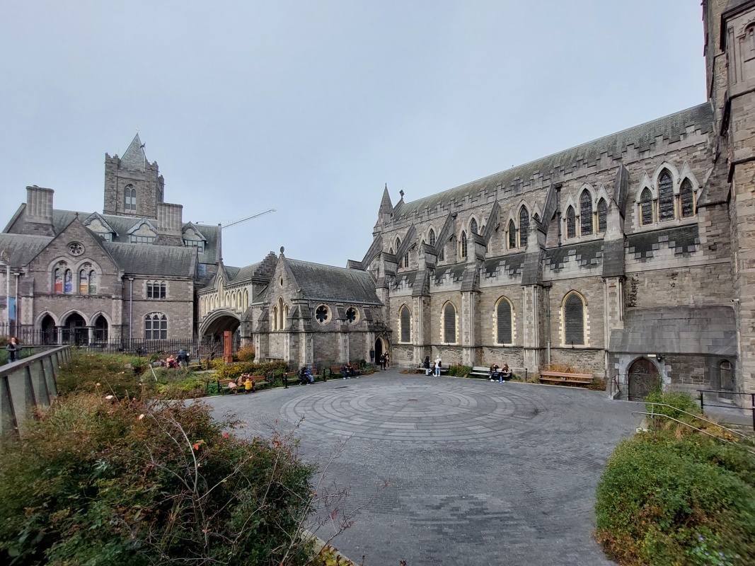 Krytý most medzi Christ Church Katedrálou a Dubliniou