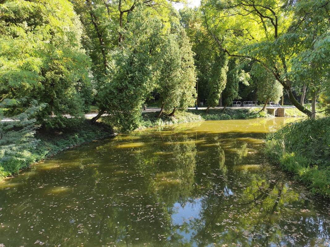 Mestský park v Trebišove