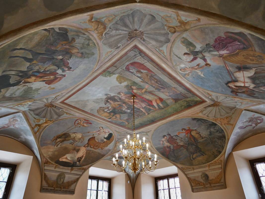 Trojský zámok - sály v prízemí