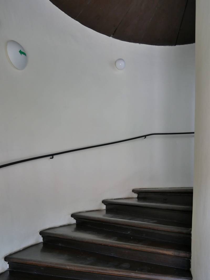 Trojský zámok - idem na poschodie