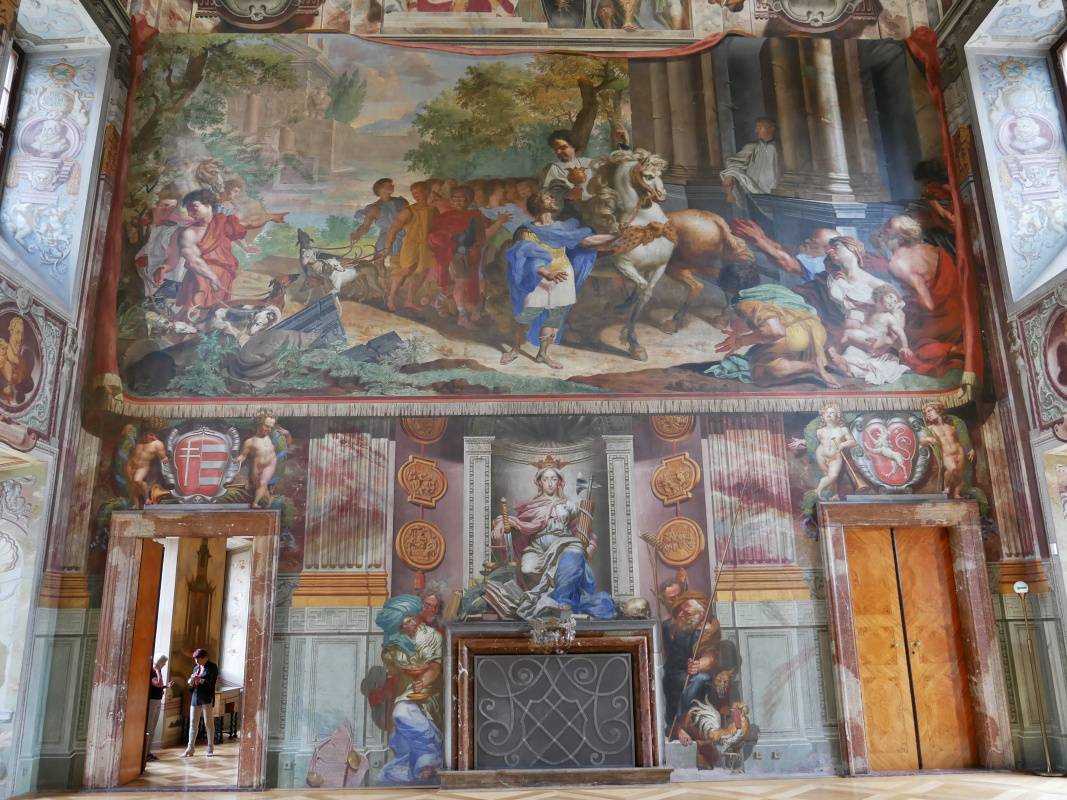 Trojský zámok - úžasná hlavná sála