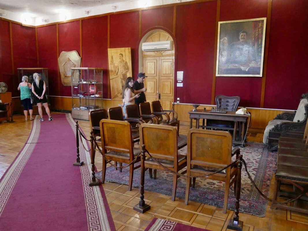 Múzeum Stalina - expozícia so Stalinovými osobnými vecami