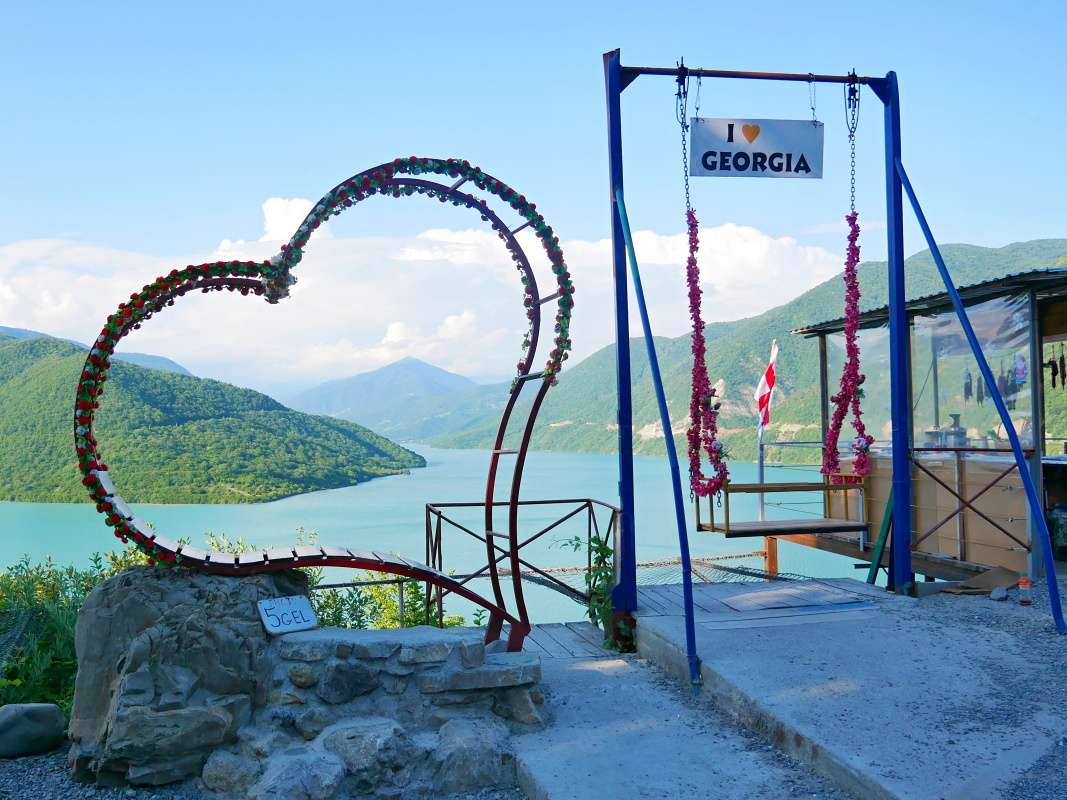 Vyhliadka na priehradu Žinvali