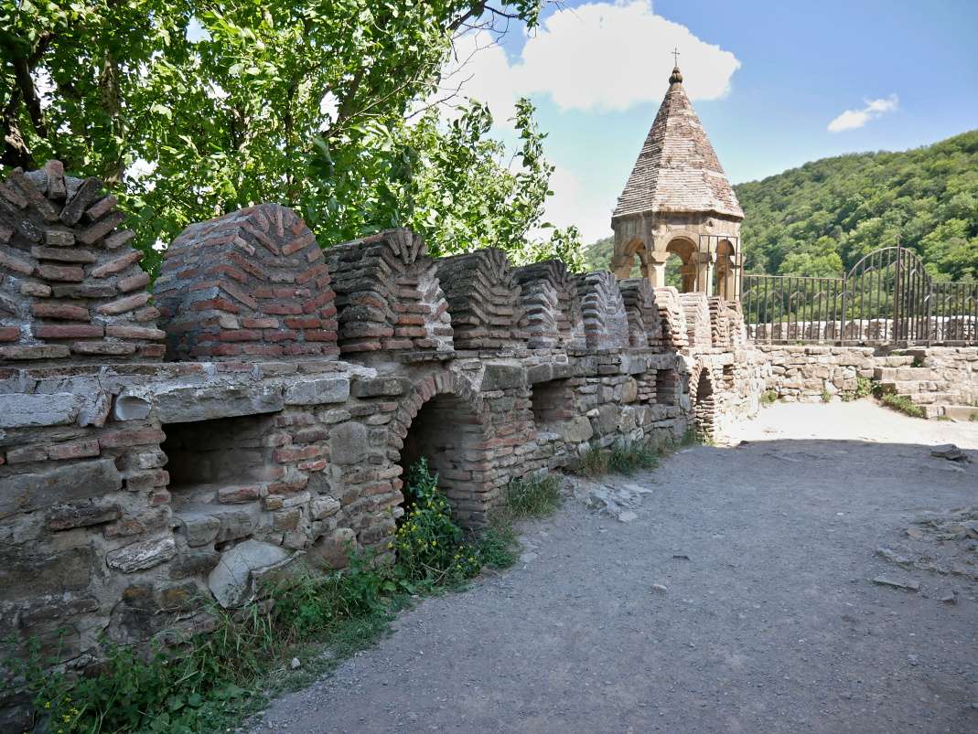 Pevnosť Ananuri pri priehrade Žinvali