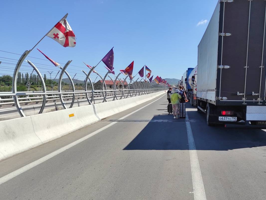 Peší prechod medzi Gruzínskom a Arménskom