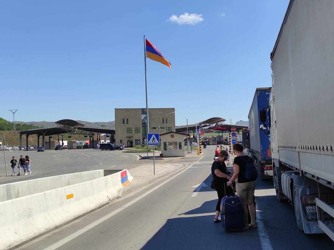 Peší prechod medzi Gruzínskom a Arménskom