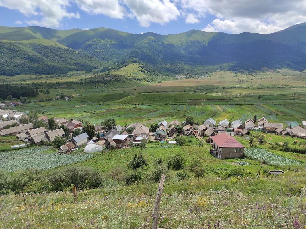 Lermontovo, osídlené v 19. st. Molokanmi - pijakmi mlieka