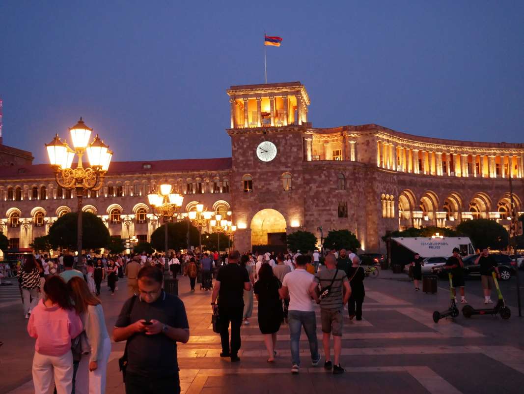 Jerevan - Námestie Republiky