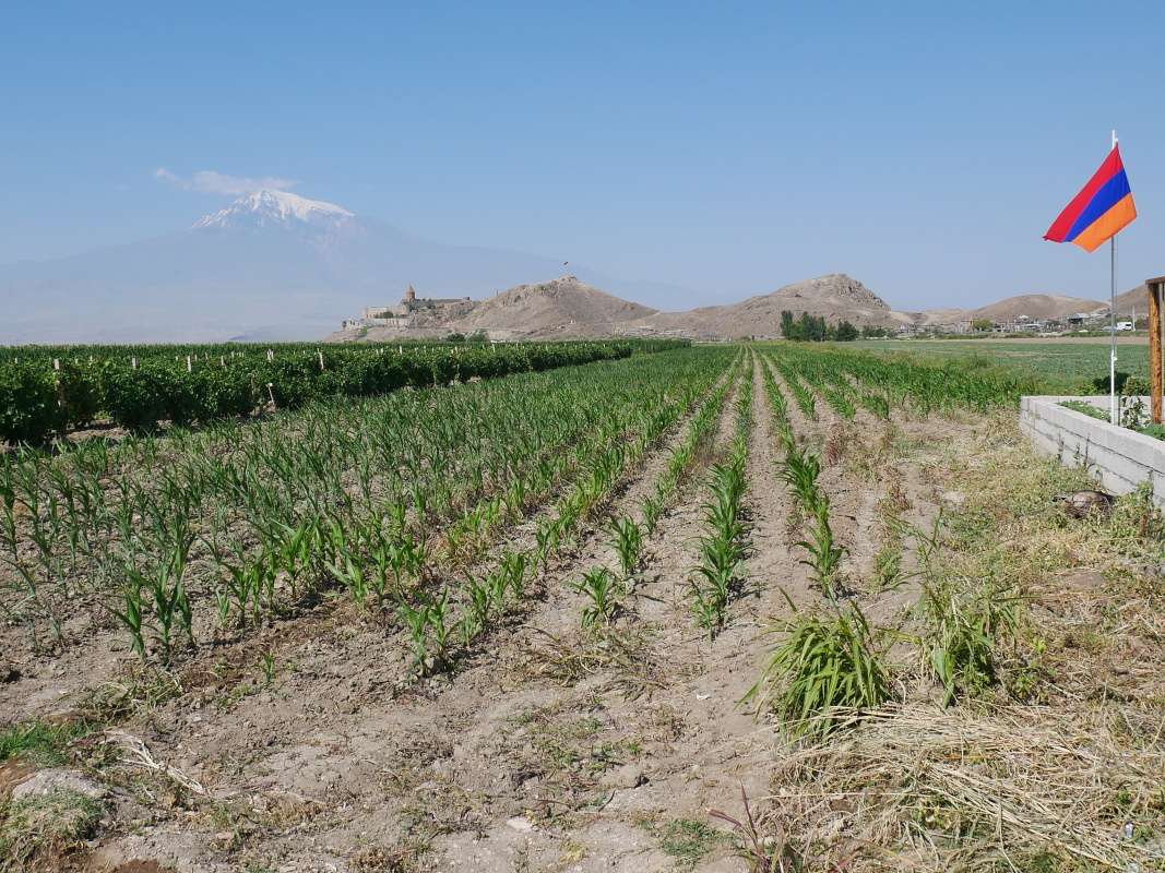 Vyhliadka na Ararat a Chor Virap