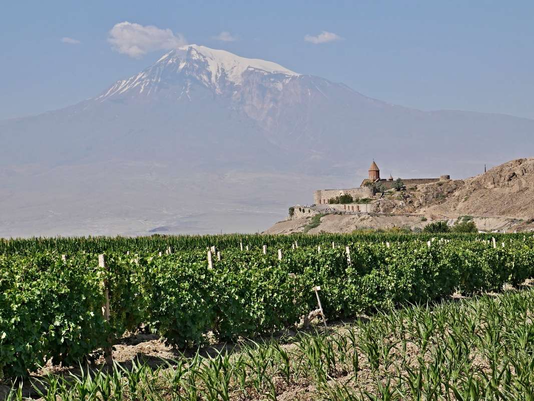 Vyhliadka na Ararat a Chor Virap