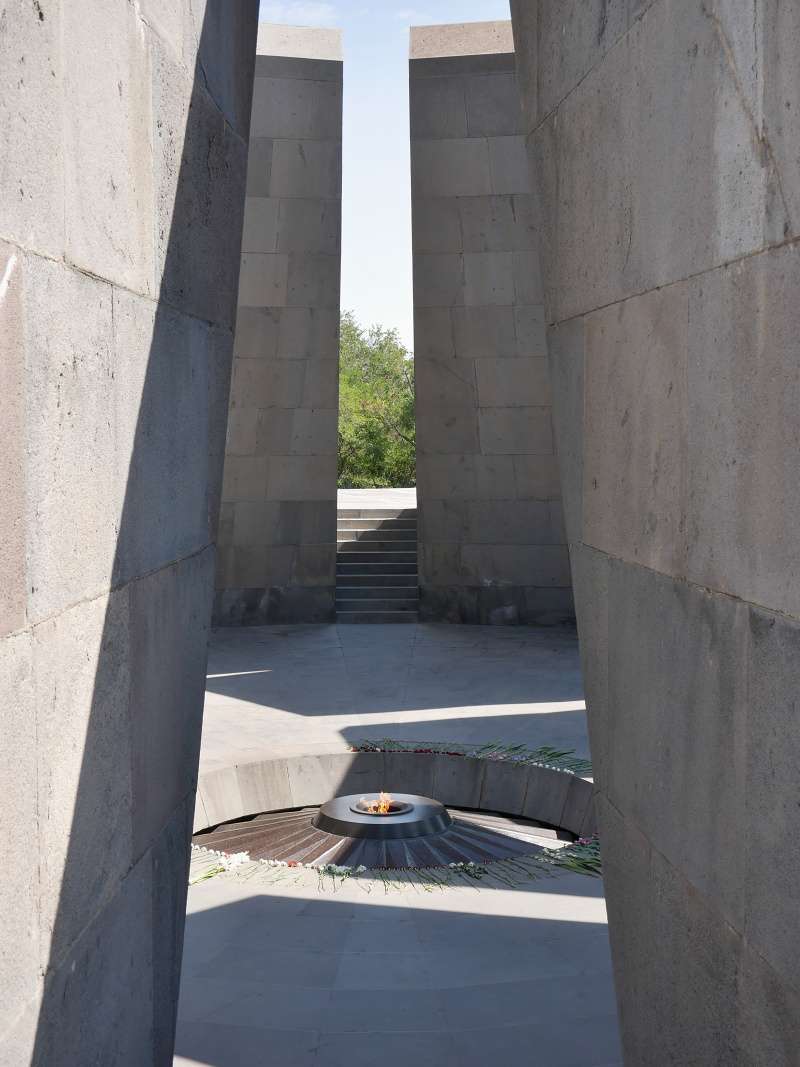 Jerevan - Pamätník arménskej genocídy Turkami
