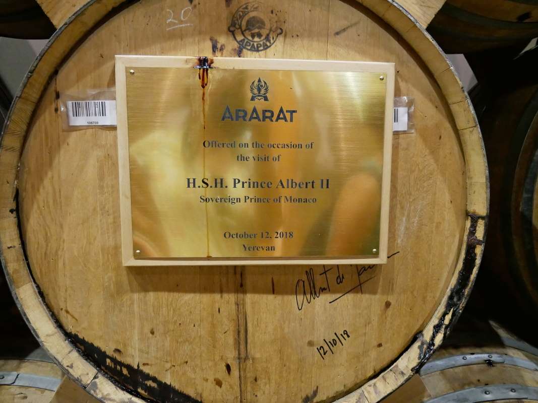 Múzeum Ararat brandy - zlaté sudy
