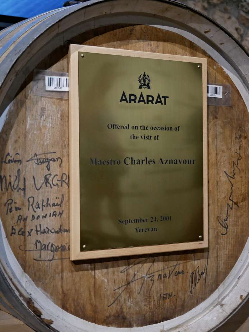 Múzeum Ararat brandy - Charles Aznavour
