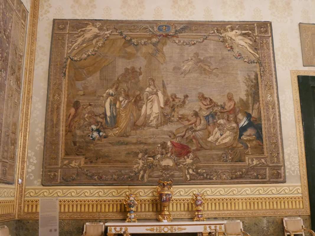 Herculesova sála - Tapisérie zo série Mýtus Psyché a Erosa, 1788-1789