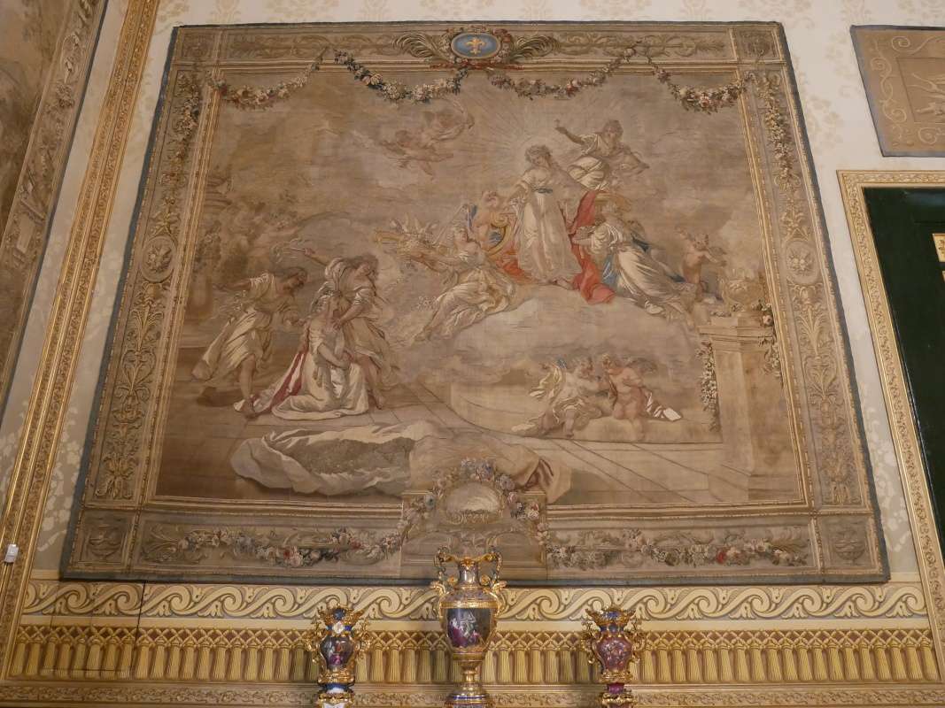 Herculesova sála - Tapisérie zo série Mýtus Psyché a Erosa, 1788-1789