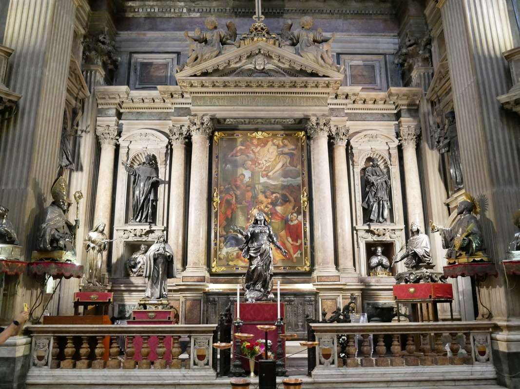 Neapolská katedrála - kaplnka san Gennaro - bočný oltár