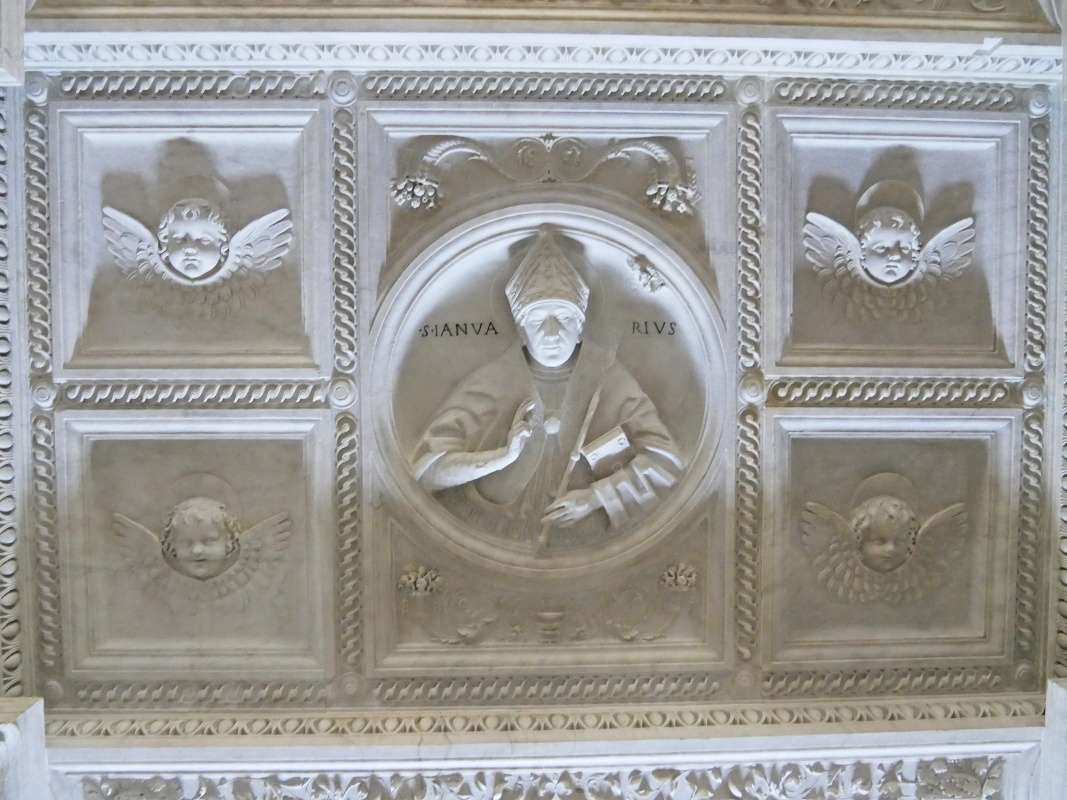 Neapolská katedrála - krypta san Gennara, strop